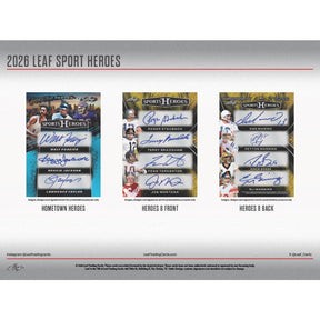 2026 Leaf Sport Heroes Multi-Sport Hobby, 10 Box Case