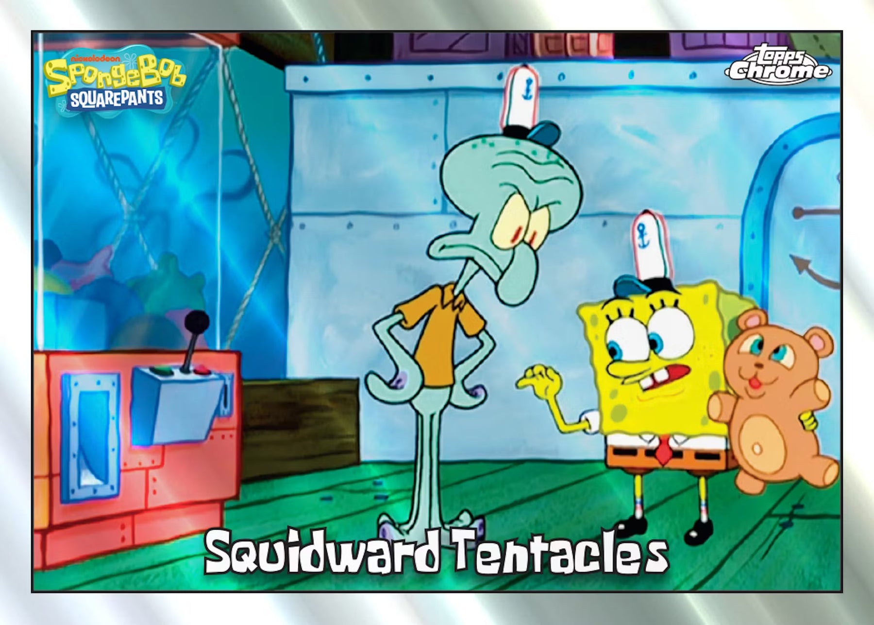 2025 Topps Chrome Spongebob Squarepants 25th Anniversary Hobby, Pack