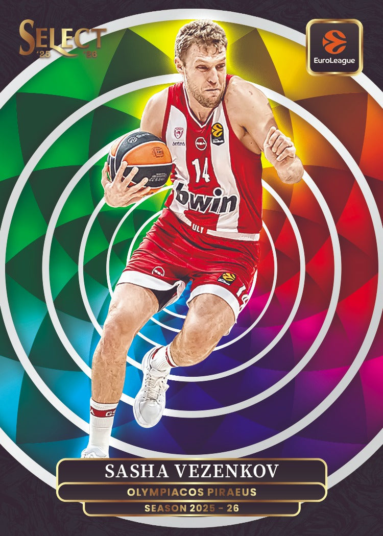 2025-26 Panini Select EuroLeague Basketball Hobby Mega, 20 Box Case