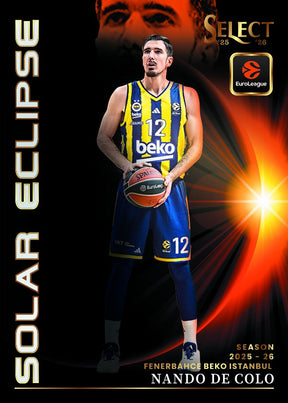 2025-26 Panini Select EuroLeague Basketball Hobby Mega, 20 Box Case