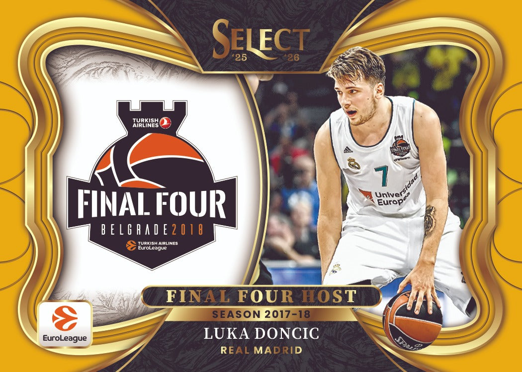 2025-26 Panini Select EuroLeague Basketball Hobby Mega, 20 Box Case