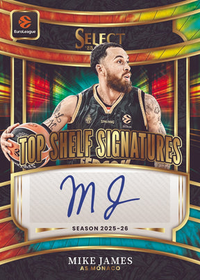 2025-26 Panini Select EuroLeague Basketball Hobby Mega, 20 Box Case