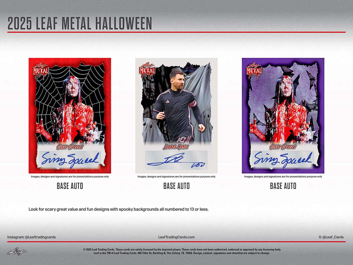 2025 Leaf Metal Halloween Hobby, Box