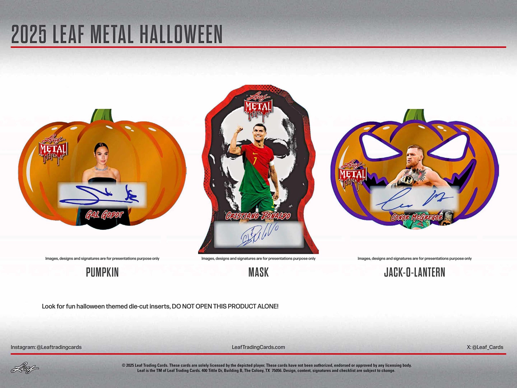 2025 Leaf Metal Halloween Hobby, Box