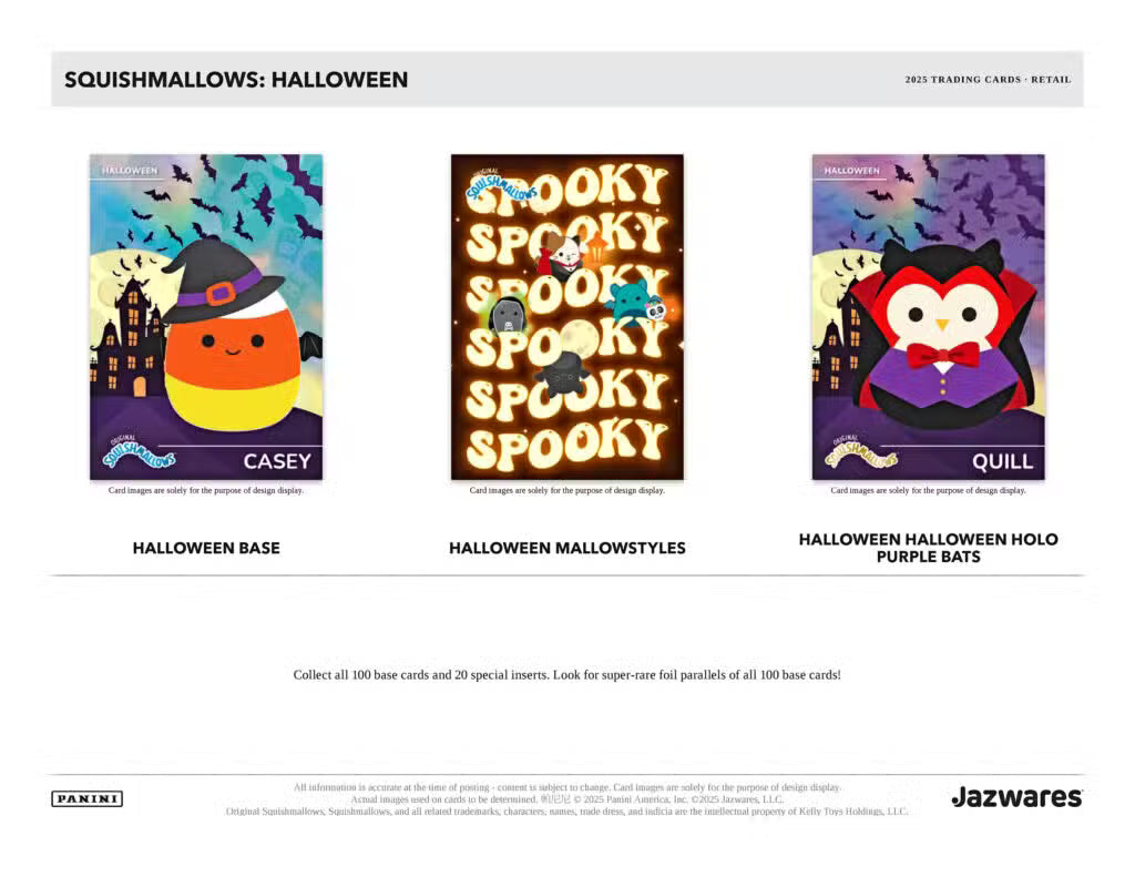 2025 Panini Squishmallows Halloween, Pack