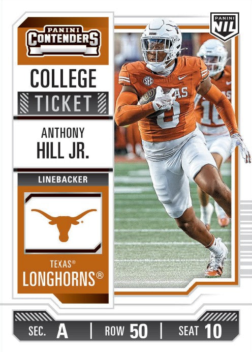 2025 Panini NIL University of Texas Longhorns Hobby, Box