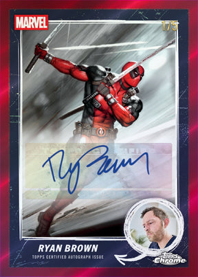 2025 Topps Chrome Marvel Deadpool Hobby, Pack