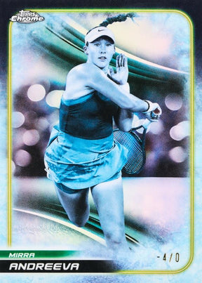 2025 Topps Chrome Tennis Hobby, Pack