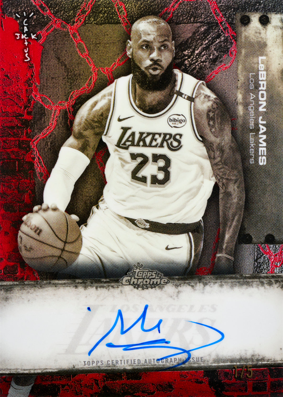 2025-26 Topps Chrome Cactus Jack Basketball Hobby, 12 Box Case