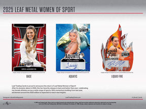 2025 Leaf Metal Women of Sport Hobby, 10 Box Case