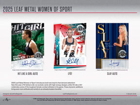 2025 Leaf Metal Women of Sport Hobby, 10 Box Case