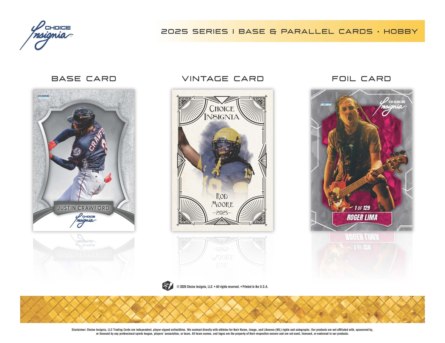 2026 Choice Insignia Series 1  Hobby, Pack