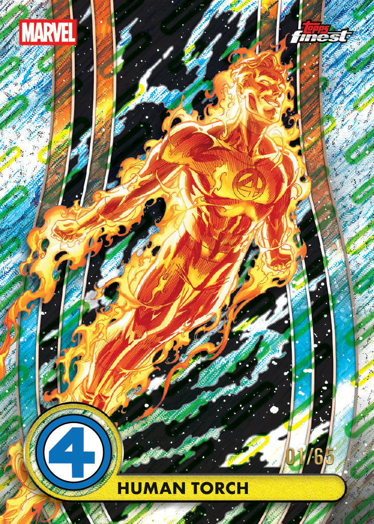 2026 Topps Marvel Finest The Fantstic Four 65th Anniversary Hobby, Pack