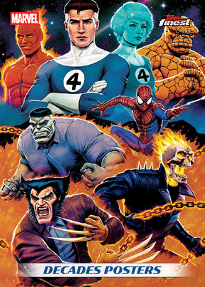 2026 Topps Marvel Finest The Fantstic Four 65th Anniversary Hobby, Box