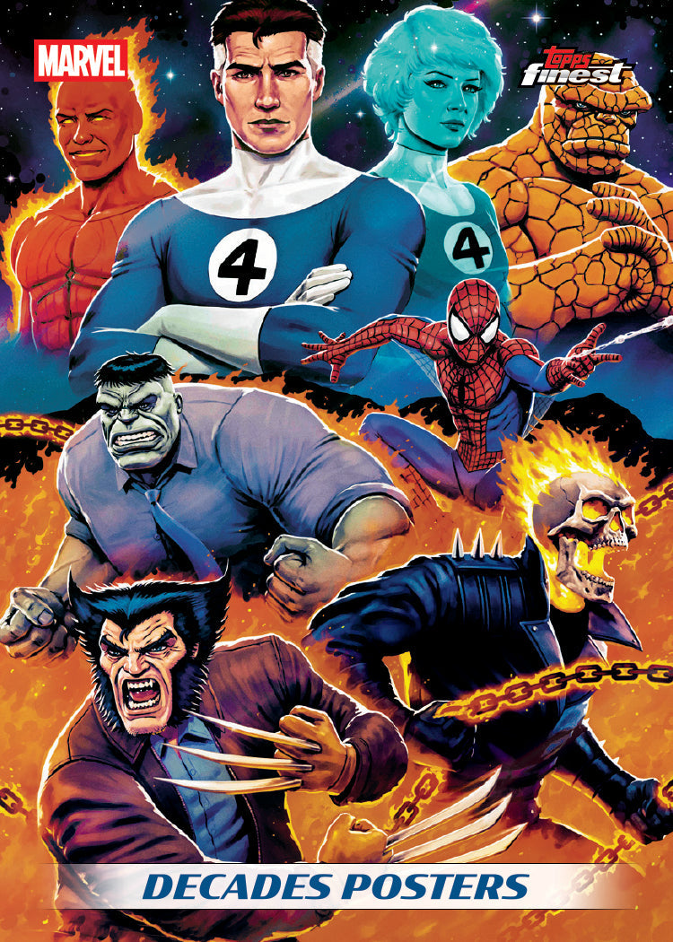 2026 Topps Marvel Finest The Fantstic Four 65th Anniversary Hobby, Pack