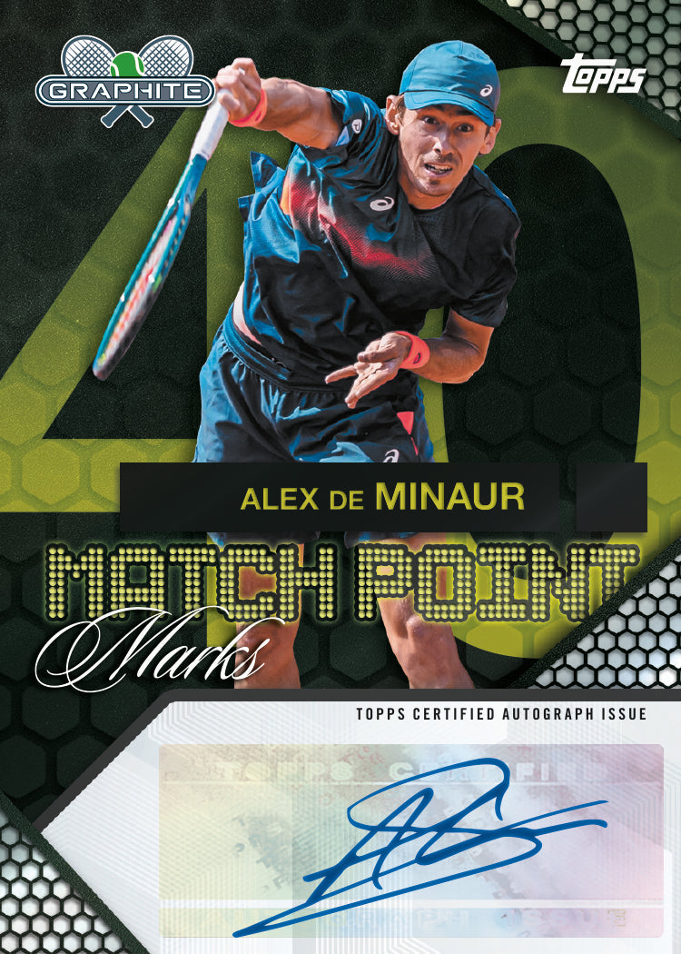 2026 Topps Graphite Tennis Hobby, 12 Box Case