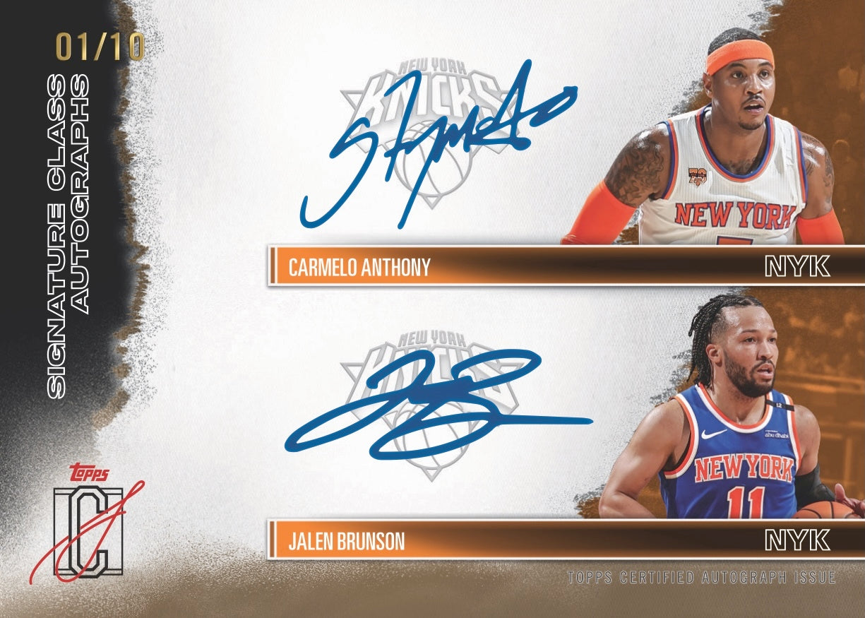 *LAST CASE* 2025-26 Topps Signature Class Basketball Jumbo, 6 Box Case