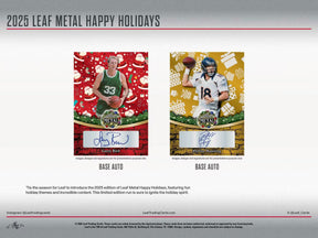 2025 Leaf Metal Happy Holidays, Box