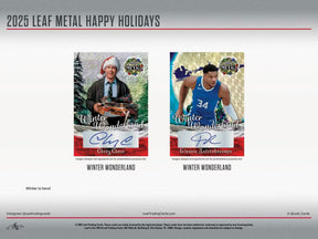 2025 Leaf Metal Happy Holidays, 10 Box Case