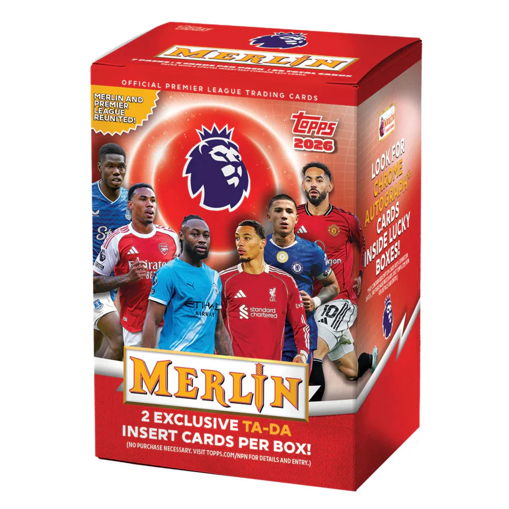 2025/26 Topps Merlin Premier League Soccer Blaster Box