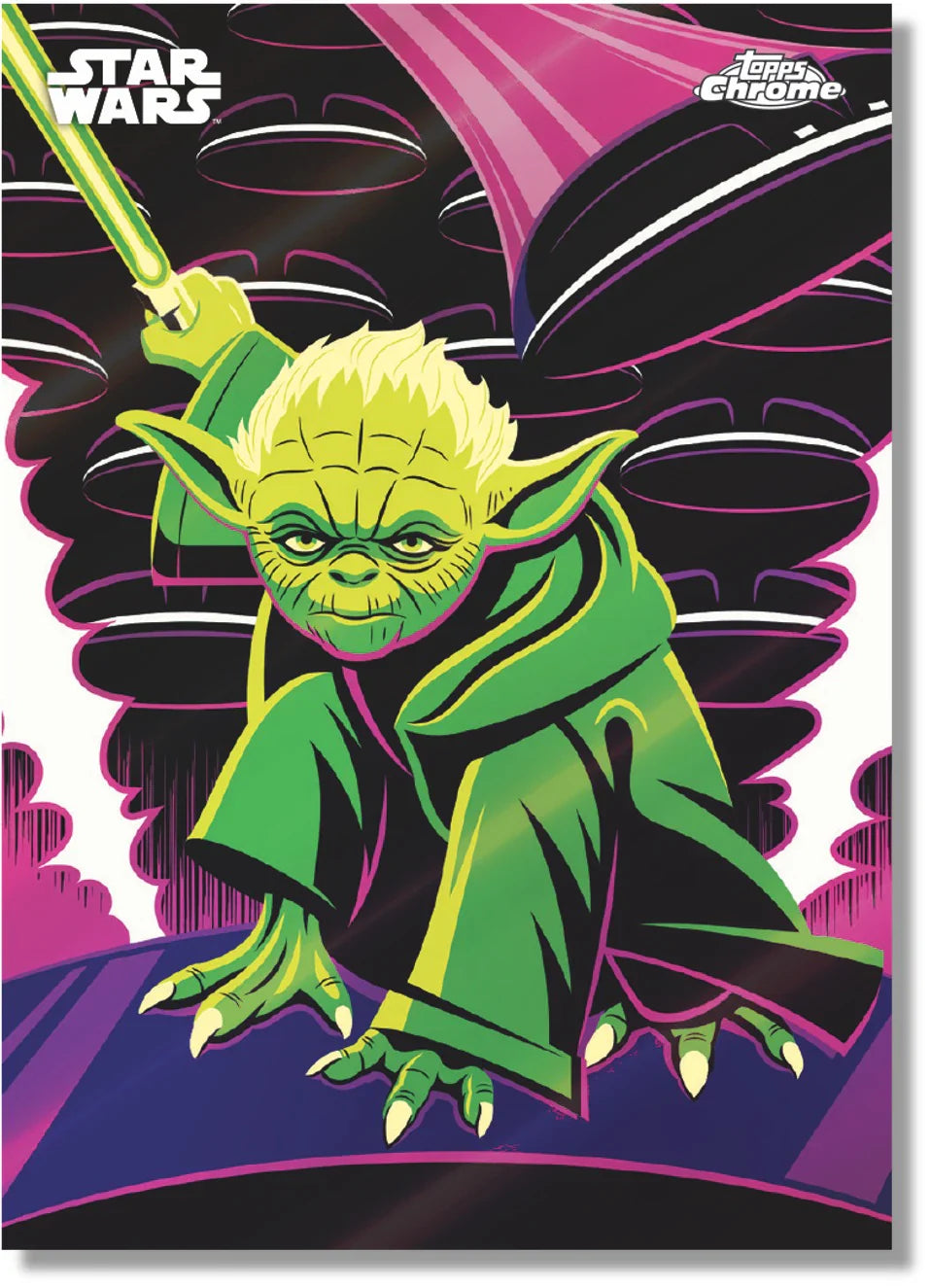2025 Topps Star Wars Chrome Delight, 10 Box Case