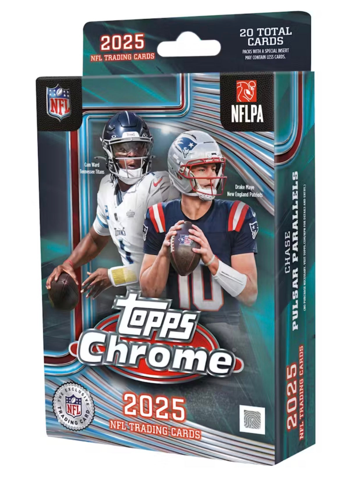2025 Topps Chrome Football Hanger Box