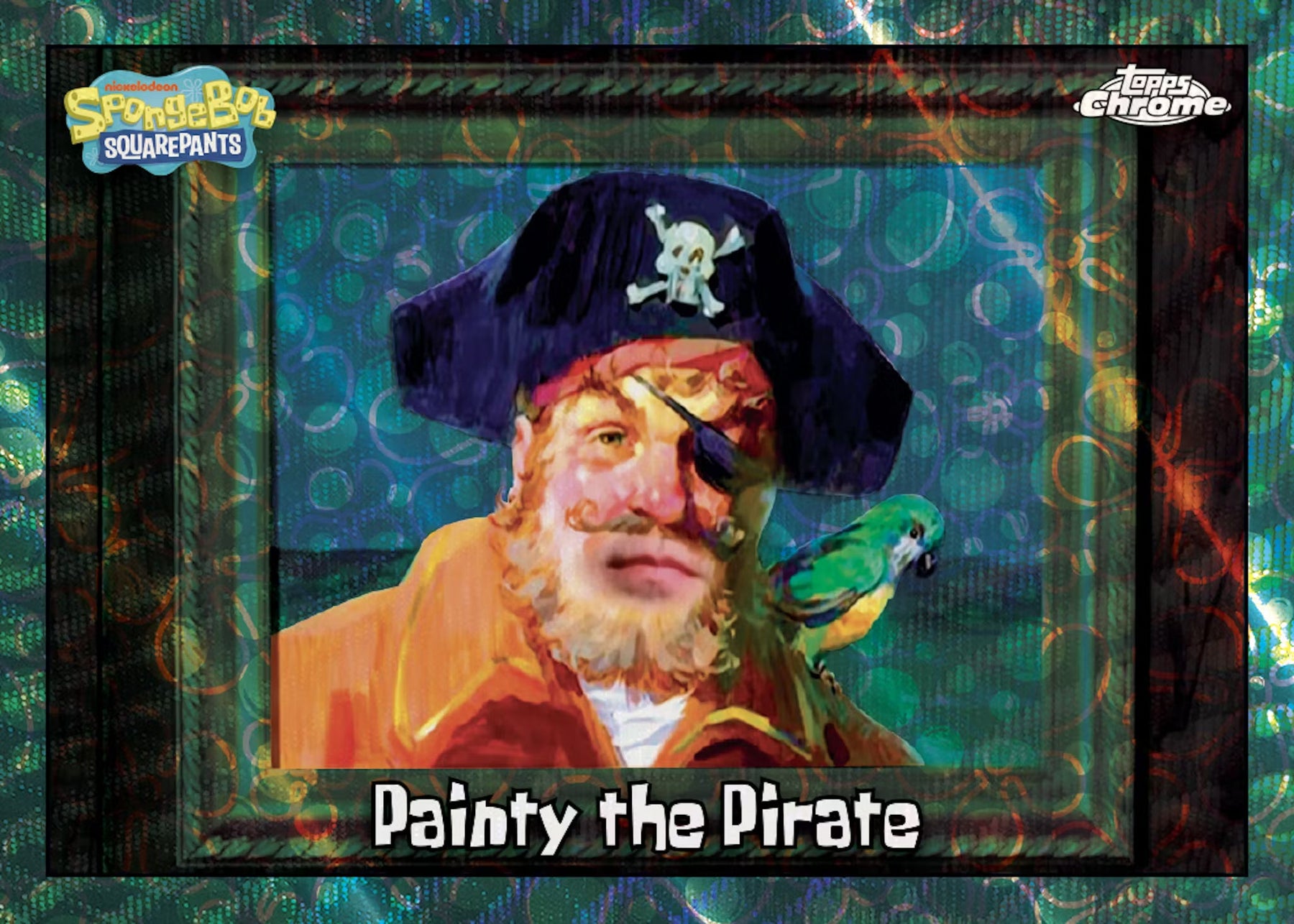 2025 Topps Chrome Spongebob Squarepants 25th Anniversary Hobby, Pack