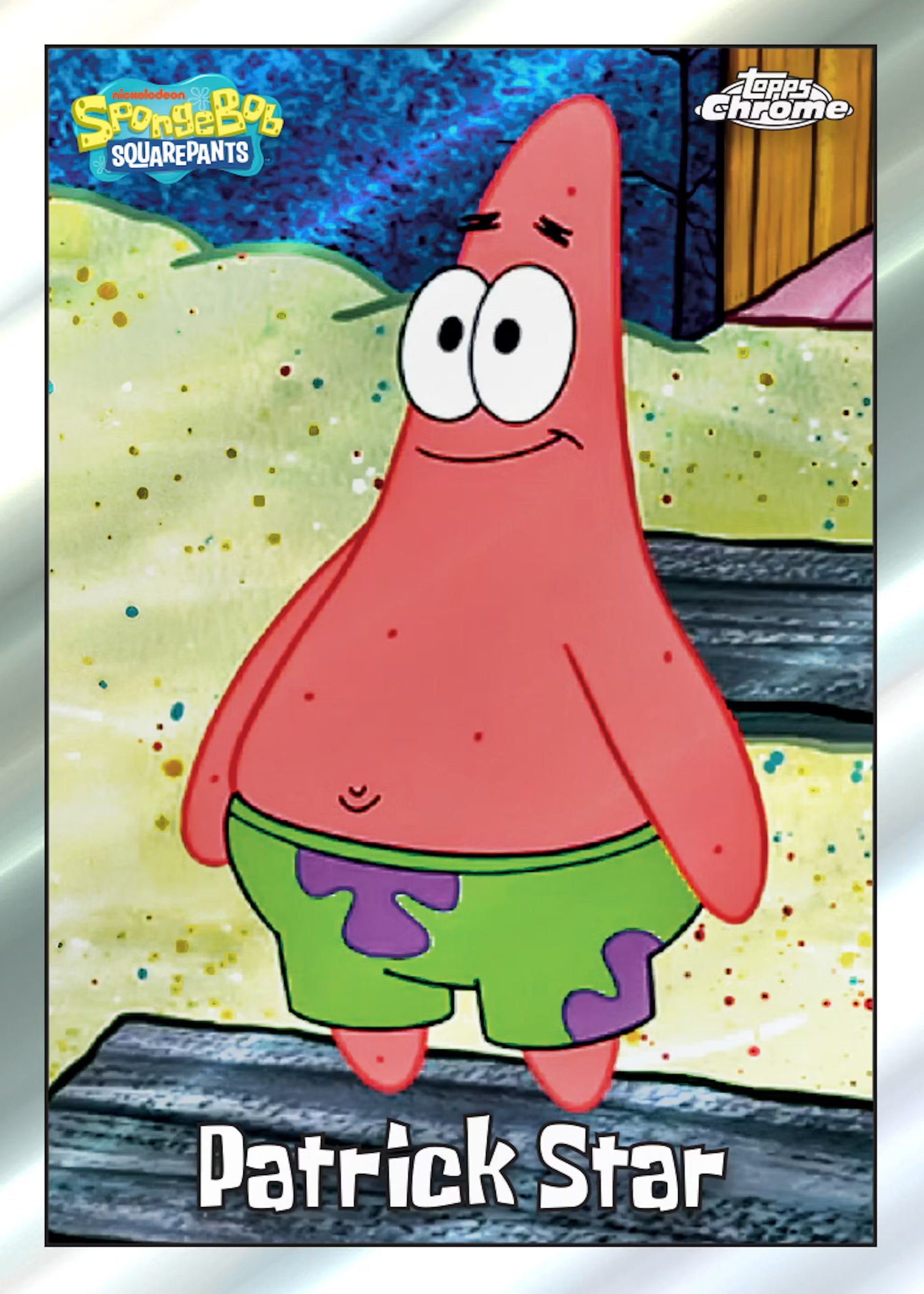 2025 Topps Chrome Spongebob Squarepants 25th Anniversary Hobby, Pack