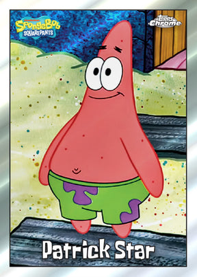 2025 Topps Chrome Spongebob Squarepants 25th Anniversary Hobby, Pack