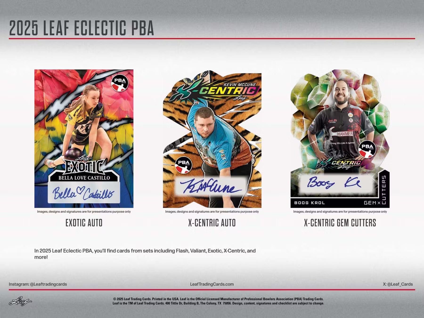 2025 Leaf Eclectic Professional Bowlers Association PBA Jumbo, Box