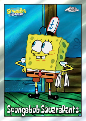 2025 Topps Chrome Spongebob Squarepants 25th Anniversary Hobby, Pack