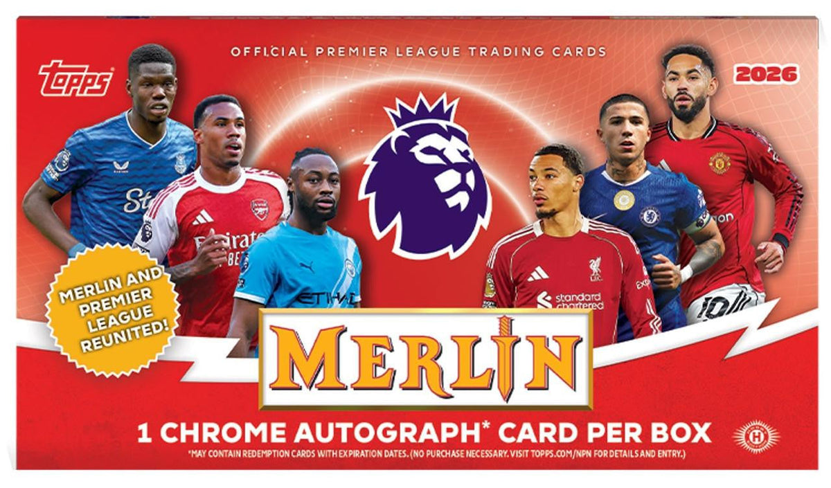 2025/26 Topps Merlin Premier League Soccer Hobby Box