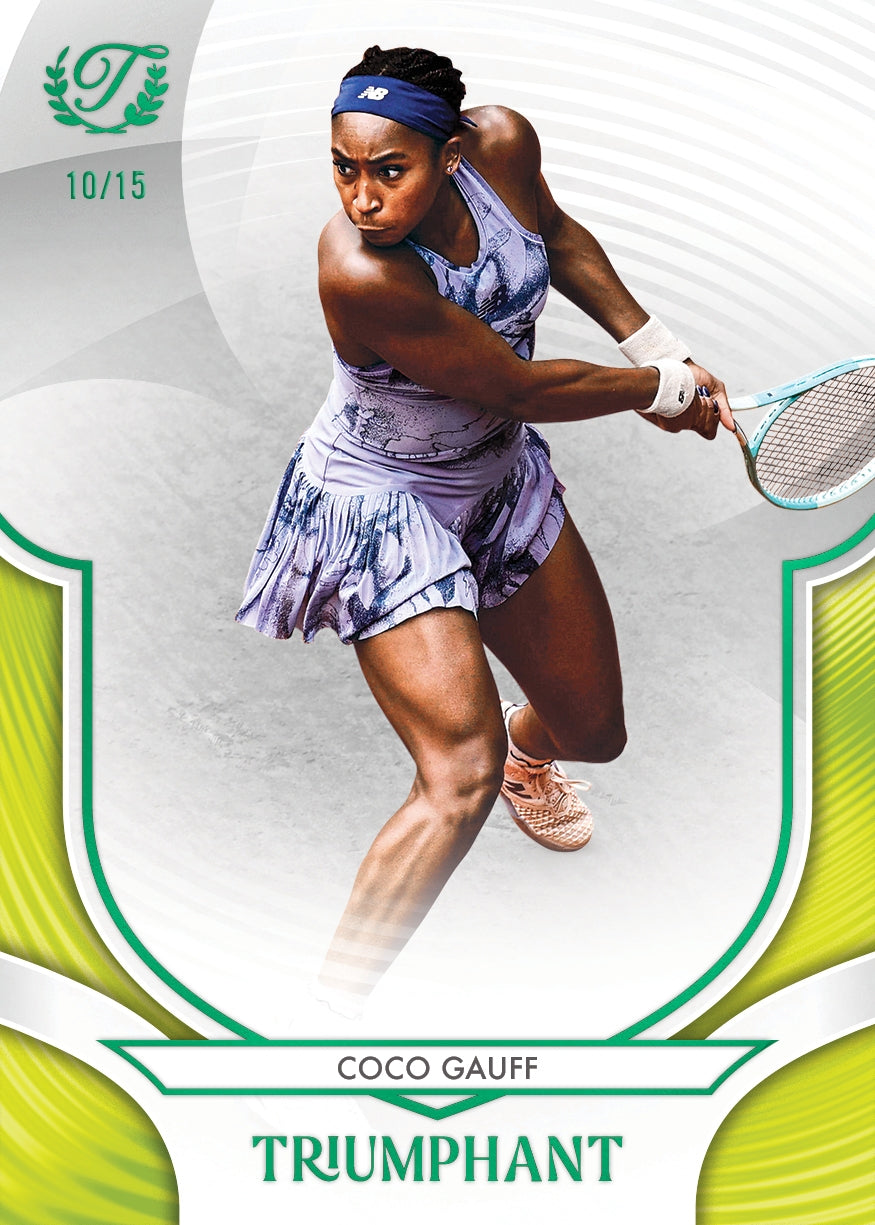2025 Topps Triumphant Tennis Hobby, 10 Box Case