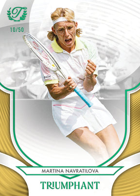 2025 Topps Triumphant Tennis Hobby, 10 Box Case