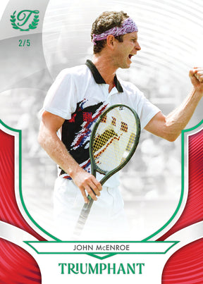 2025 Topps Triumphant Tennis Hobby, 10 Box Case