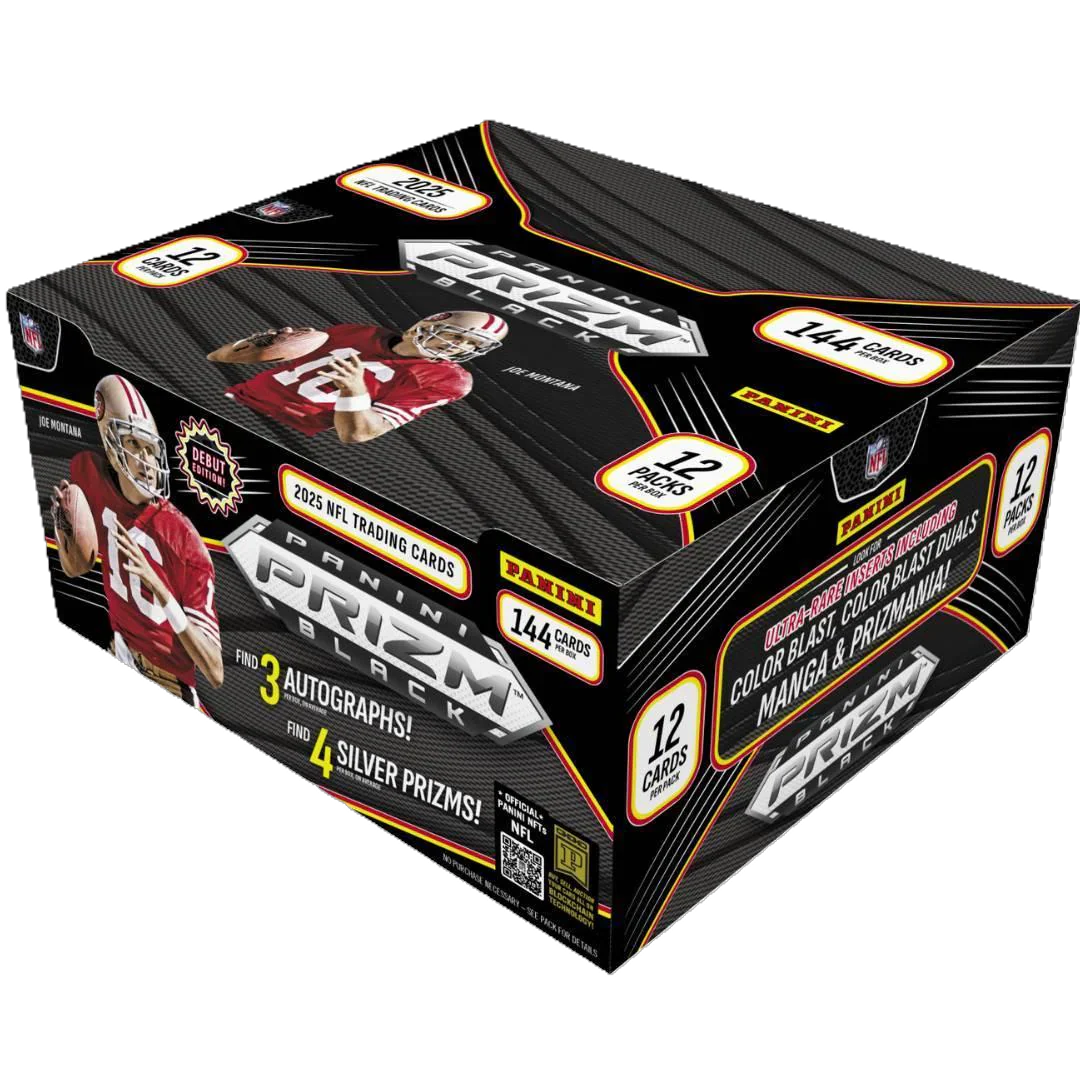 2025 Panini Prizm Black Football Hobby Box