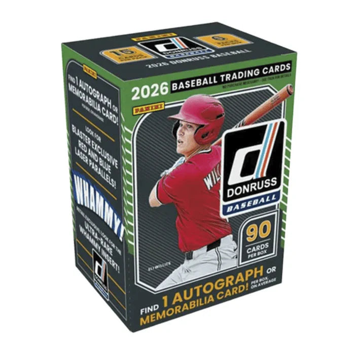 2026 Panini Donruss Baseball Hobby Blaster 20 Box Case (Red and Blue Parallels)