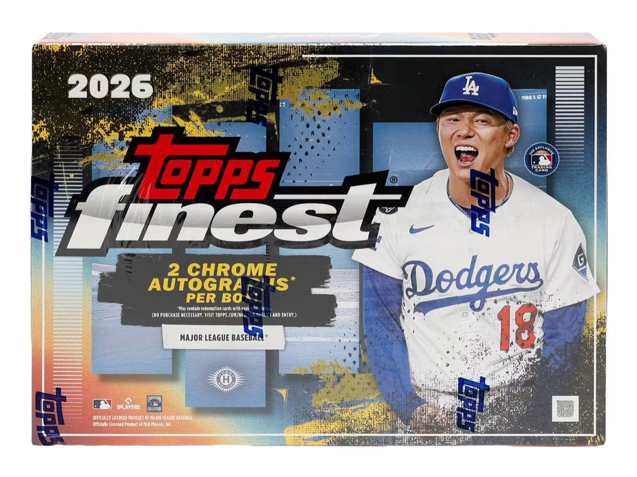 (PRE-ORDER) 2026 Topps Finest Baseball Hobby Box