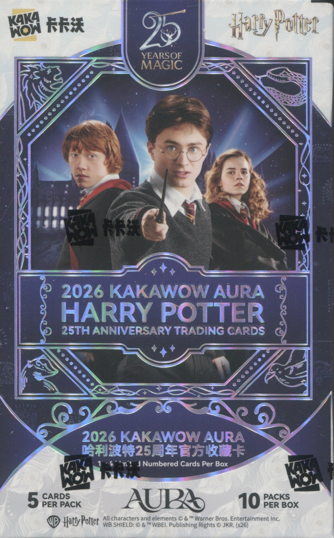 2026 Kakawow Harry Potter Aura Hobby, 10 Box Case