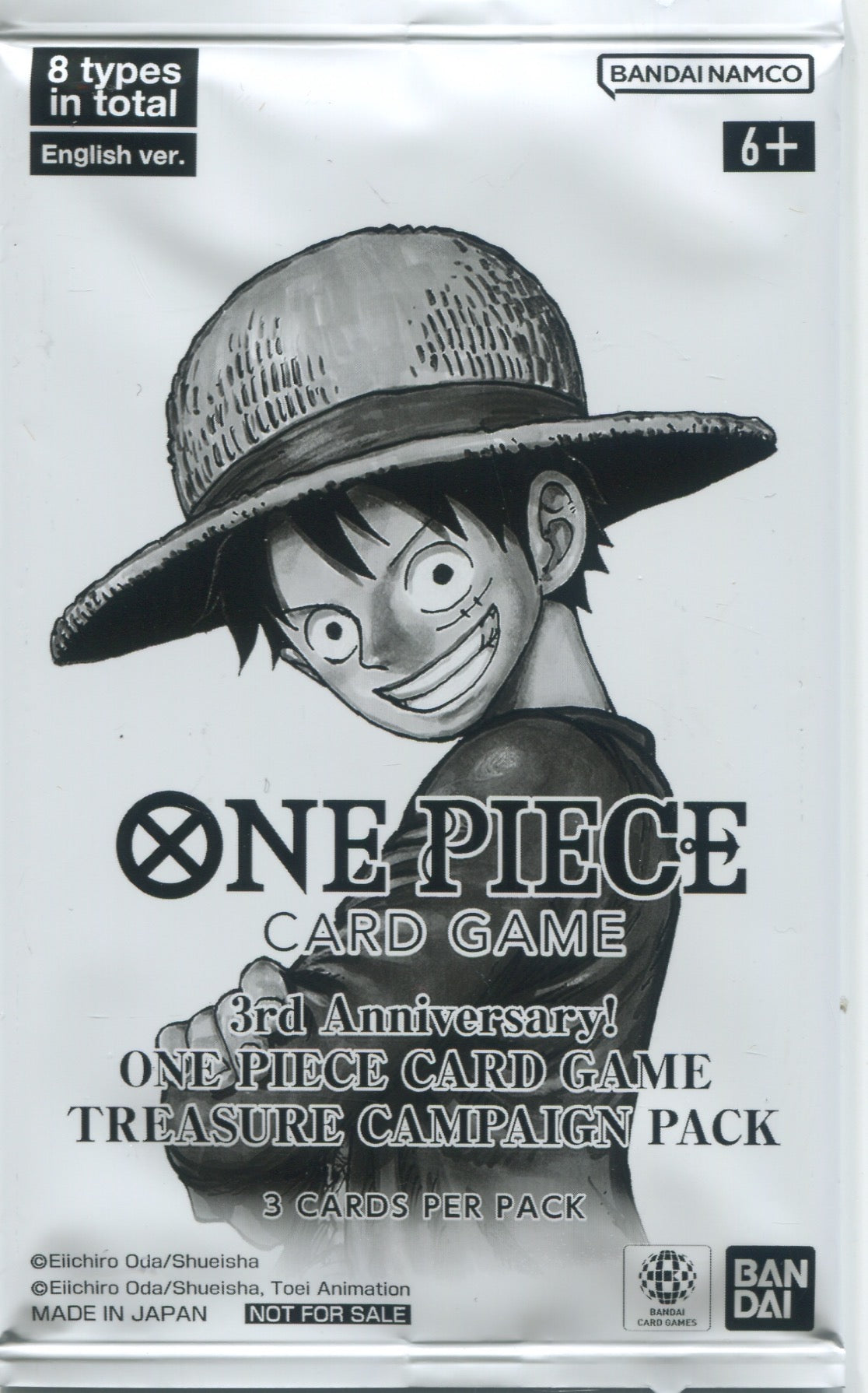 *LAST PACK* 3rd Anniversary One Piece Card Game Treasure Campaign, Promo Pack