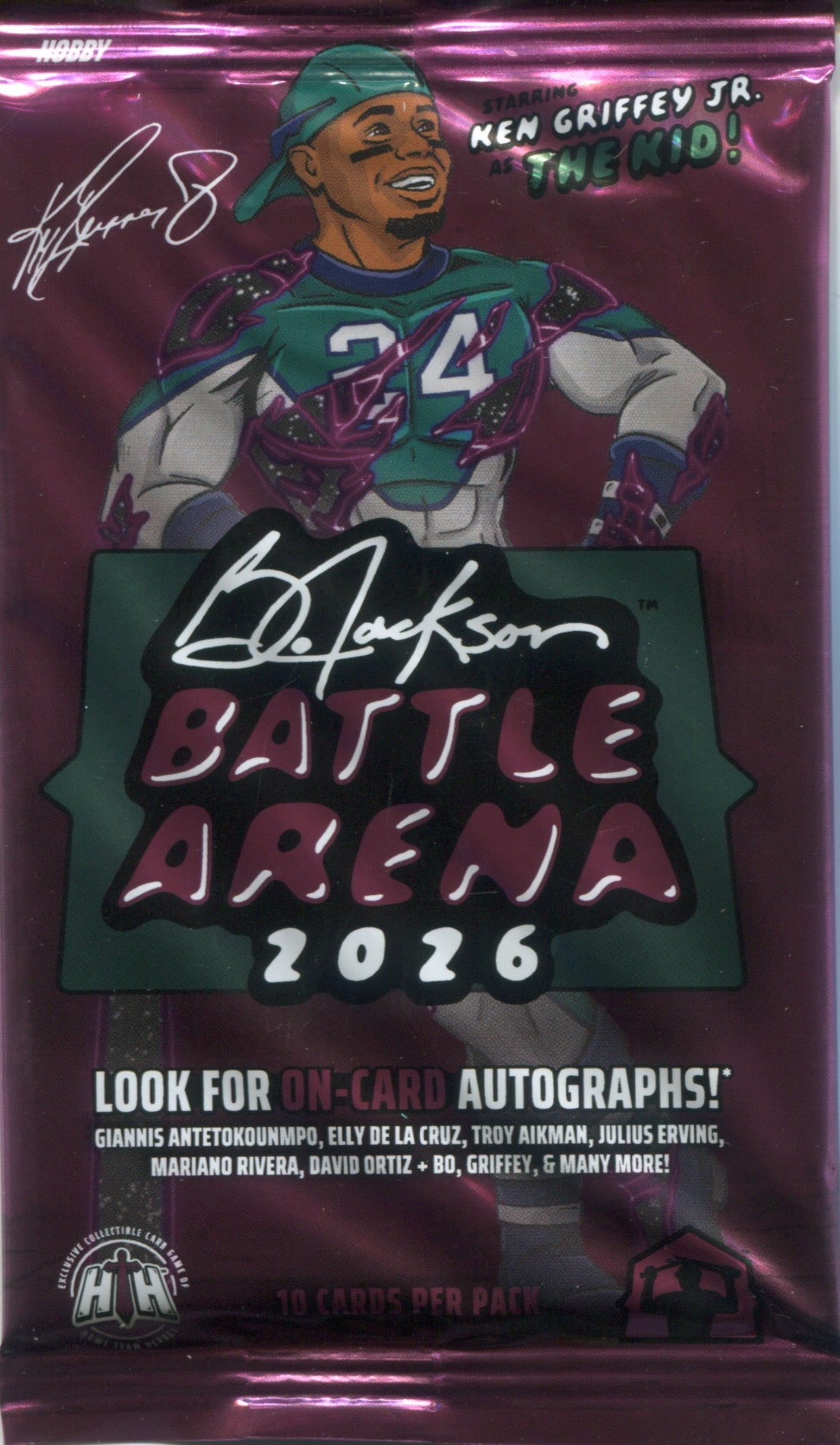 2026 Bo Jackson Battle Arena Ken Griffey Jr Edition Hobby, Pack