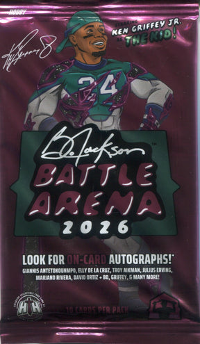 2026 Bo Jackson Battle Arena Ken Griffey Jr Edition Hobby, Pack