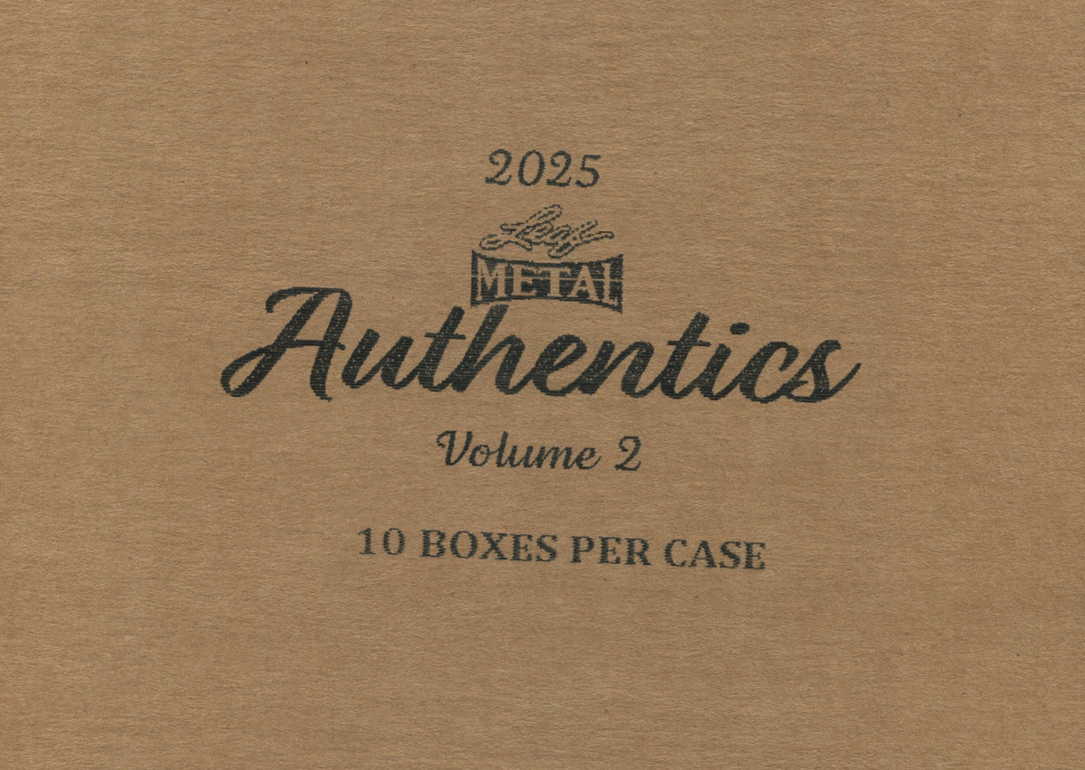 2025 Leaf Metal Authentics Volume 2 Hobby, 10 Box Case