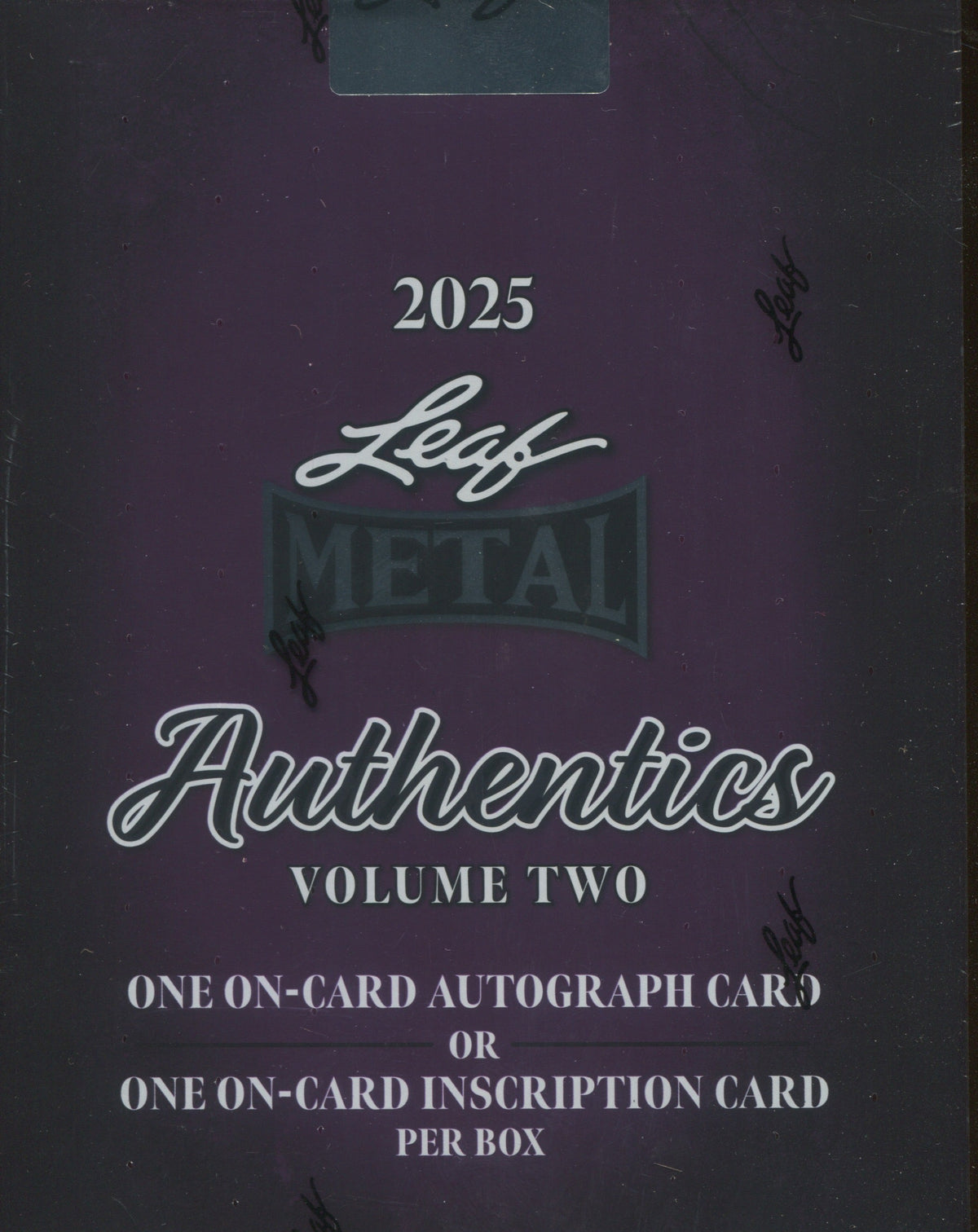 2025 Leaf Metal Authentics Volume 2 Hobby, 10 Box Case