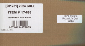 *LAST CASE* 2024 Panini Prizm LIV Golf Hobby, 16 Box Case