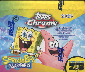 2025 Topps Chrome Spongebob Squarepants 25th Anniversary Hobby, Box