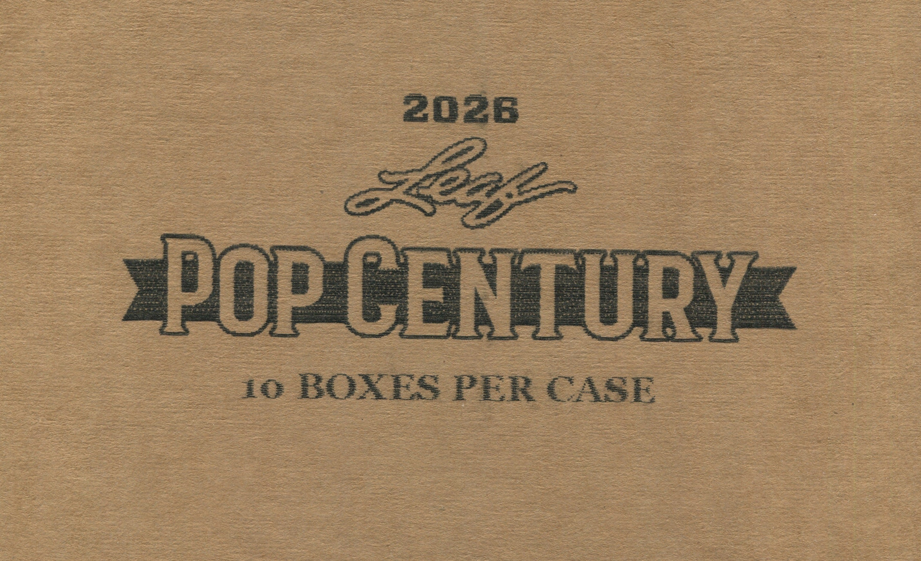 2026 Leaf Pop Century Hobby, 10 Box Case