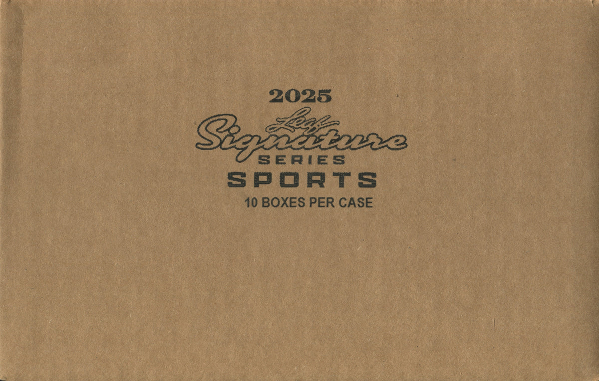 2025 Leaf Signature Series Multi-Sport Hobby, 10 Box Case