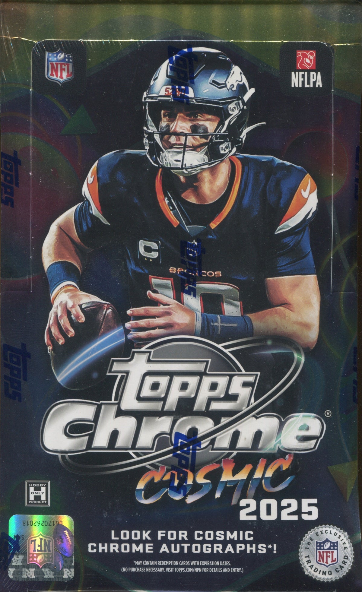 2025 Topps Cosmic Chrome Football Hobby, 8 Box Case