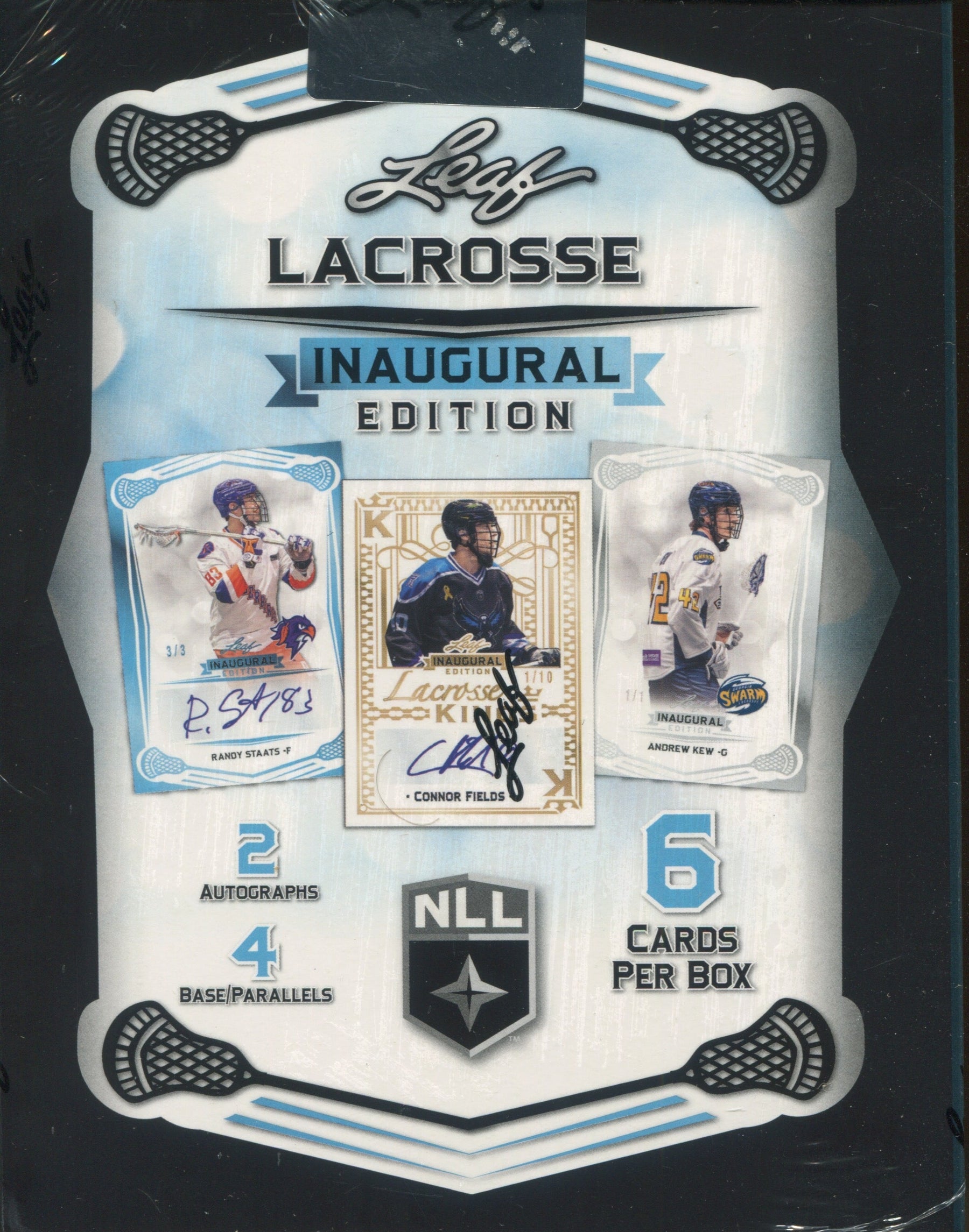 2025 Leaf National Lacrosse League Premier Edition Hobby, 12 Box Case